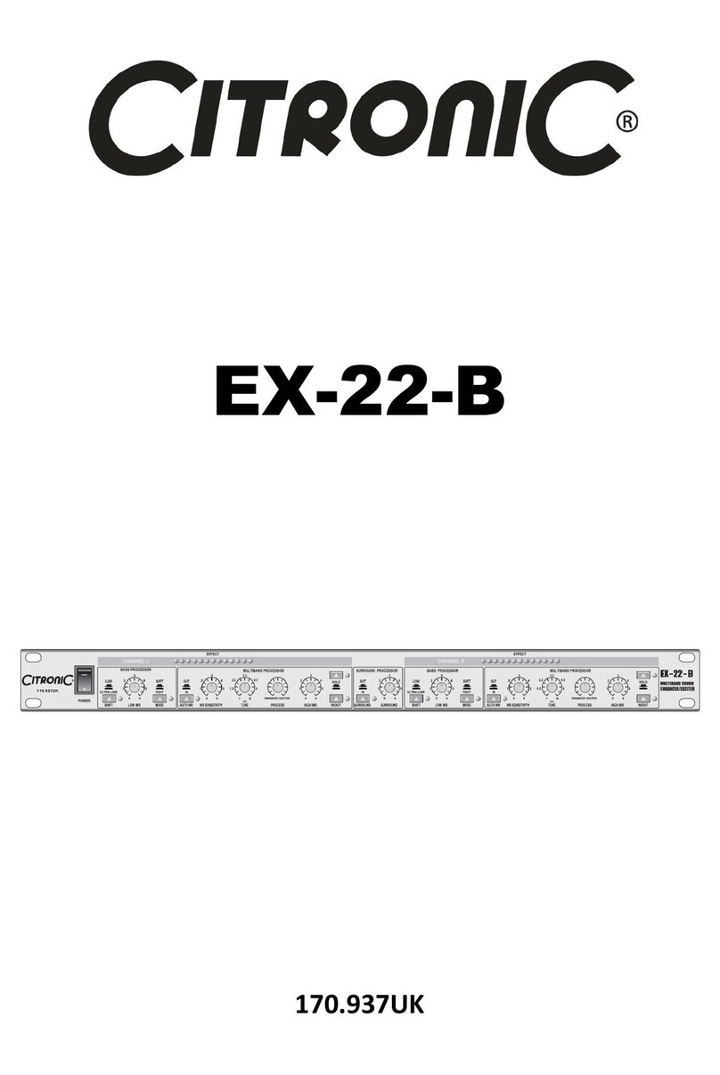 Citronic EX-22-B User manual