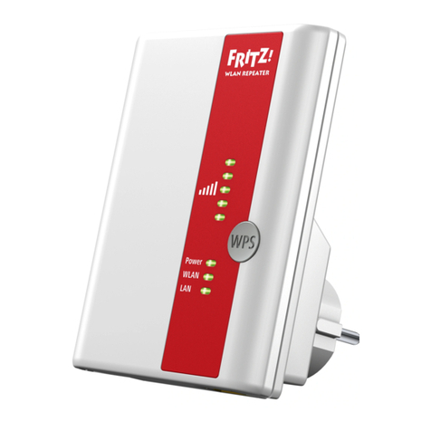 Fritz! FRITZ!WLAN Repeater 300E Installation and operation manual