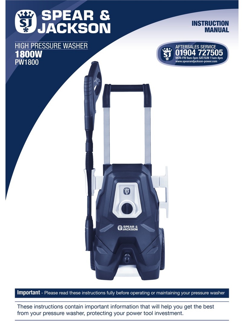 Spear & Jackson PW1800 User manual
