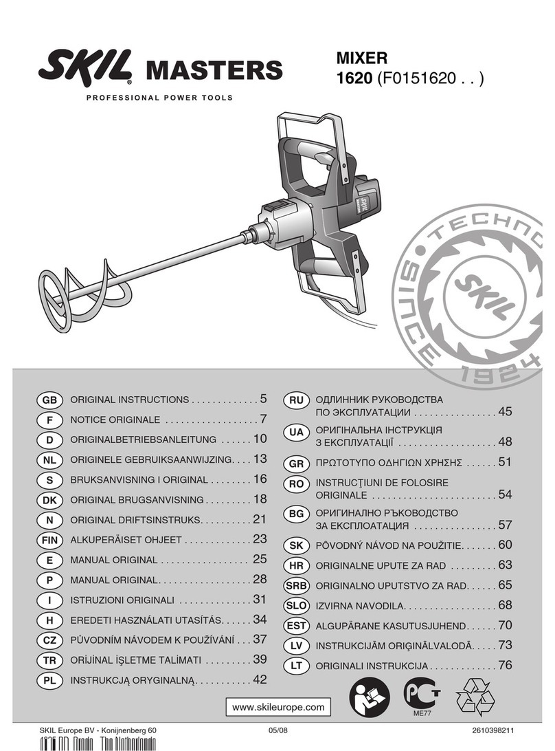 Skil Masters 1620 Original instructions