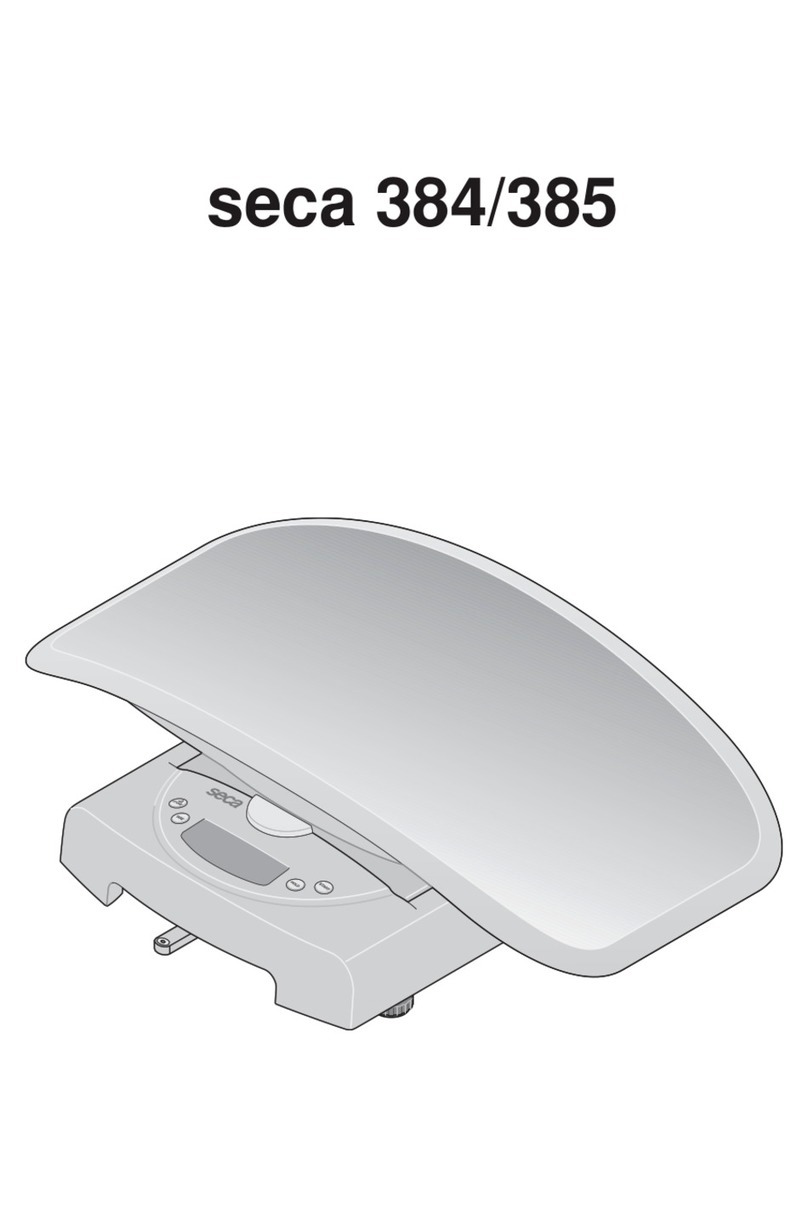 Seca 384 Instruction manual and guarantee