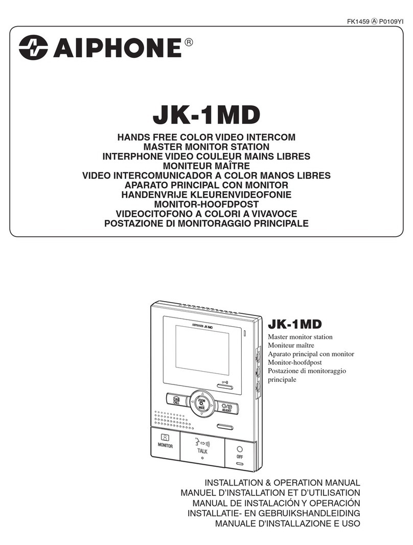 Aiphone JK-1MD User manual
