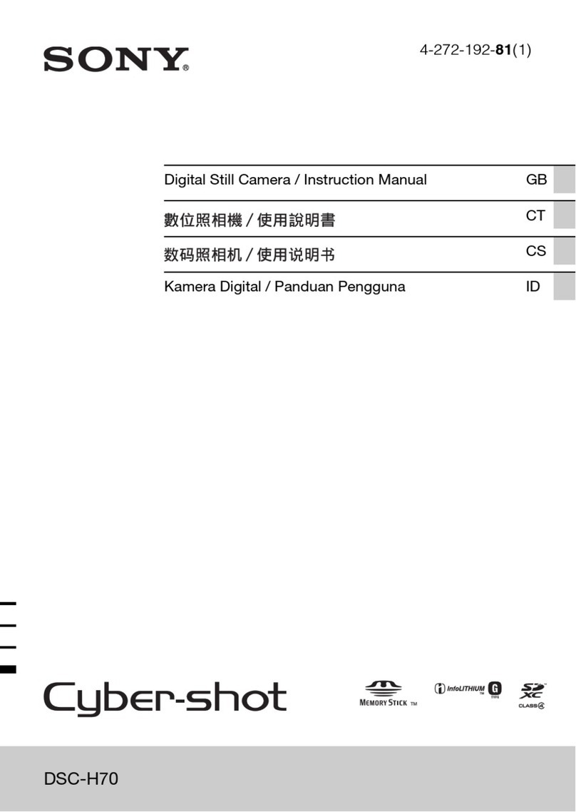 Sony Cyber-shot DSC-H70 User manual