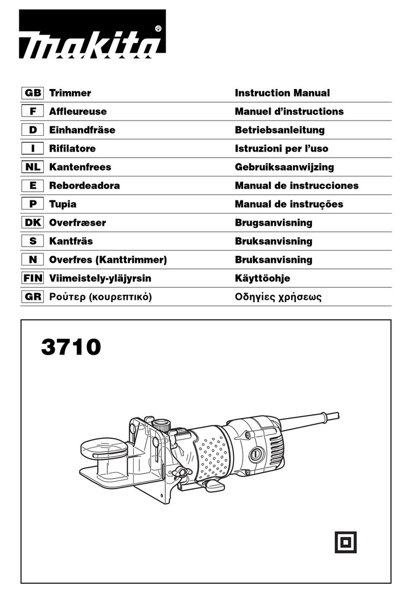 Makita 3710 User manual Makita 3710 User manual