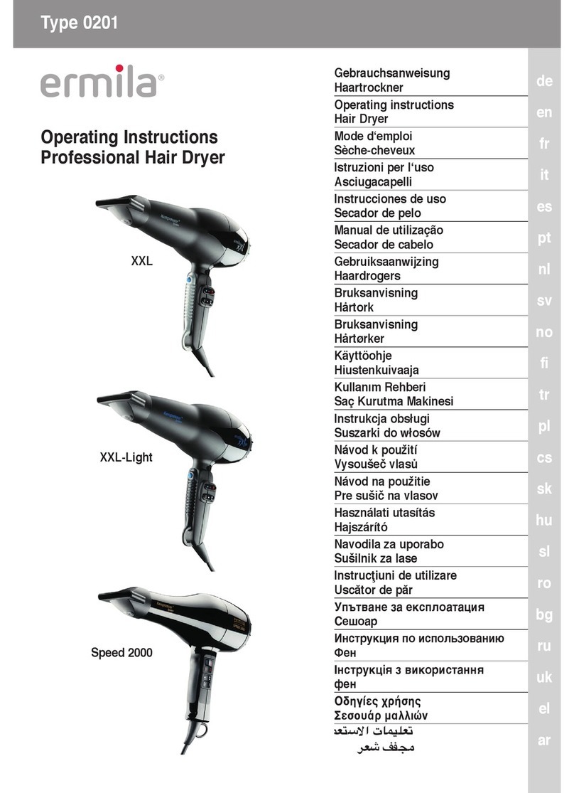 ERMILA XXL operating instructions