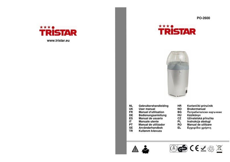 TriStar PO-2600 User manual