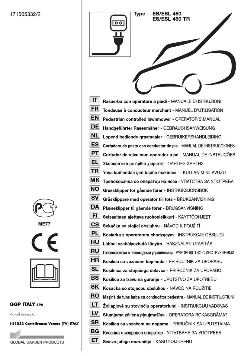 GGP ITALY SPA ES/ESL 460 User manual