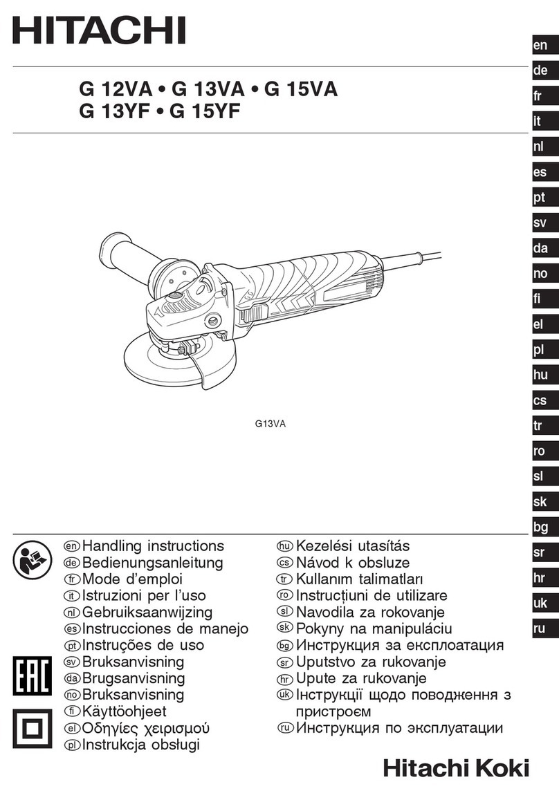 Hitachi G 12VA User manual