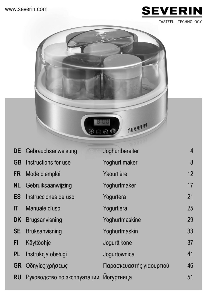 SEVERIN JG 3523 User manual