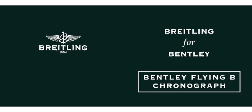 Bentley FLYING B CHRONOGRAPH user manual