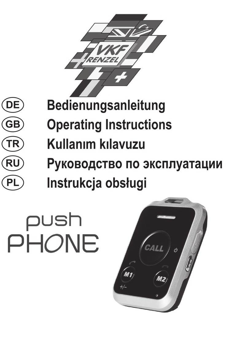 VKF Renzel Push PHONE operating instructions