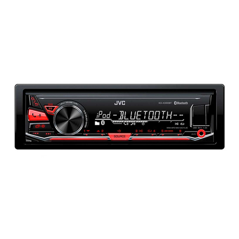 JVC KD-X330BT User manual