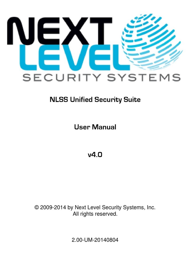 Next Level Security Systems NLSS Unified Security Suite User manual