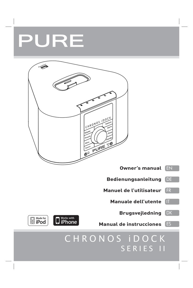 PURE CHRONOS iDOCK SERIES II owner's manual