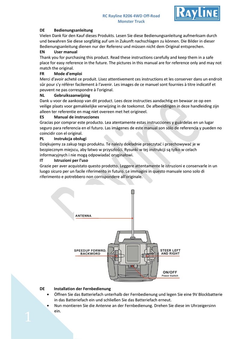 Rayline R206 User manual