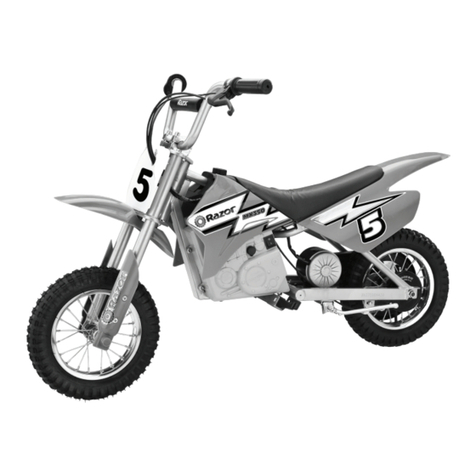 Razor Dirt Rocket MX350 User manual