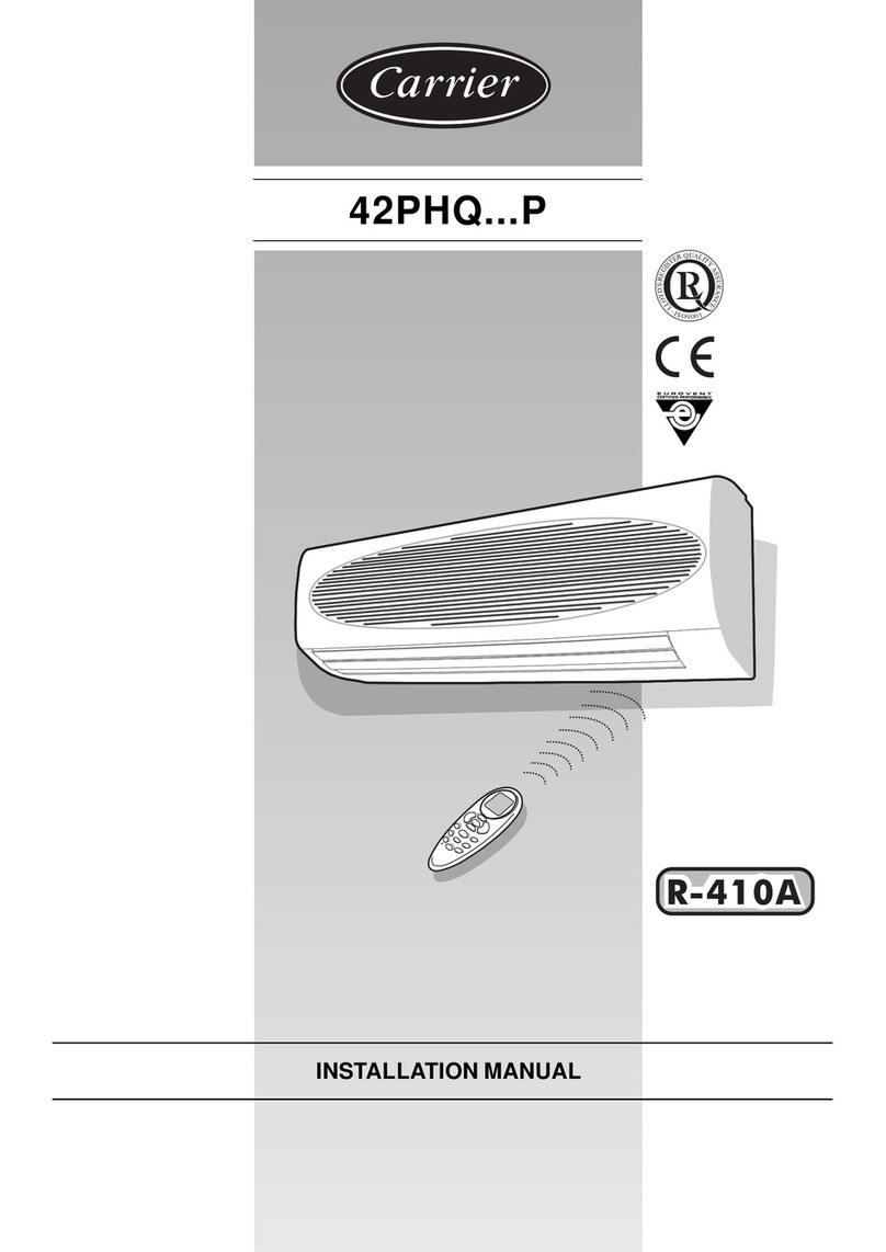 Carrier 42PHQ Series User manual Carrier 42PHQ Series User manual