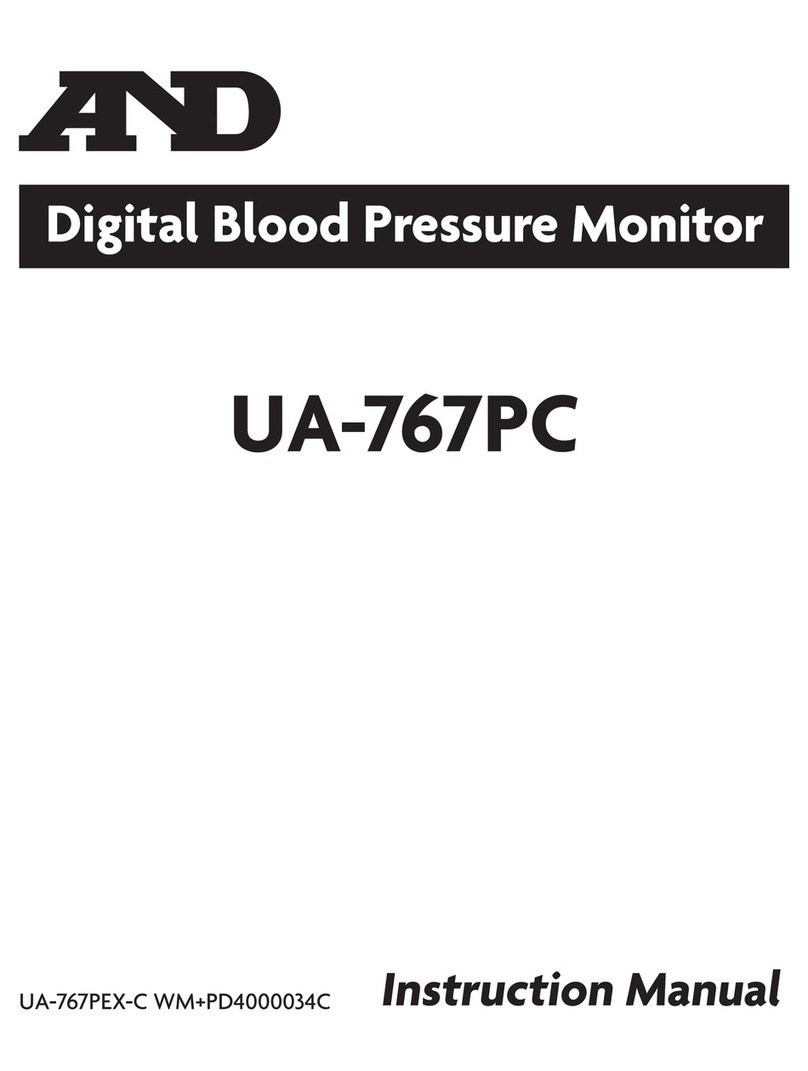 AND UA-767PC User manual