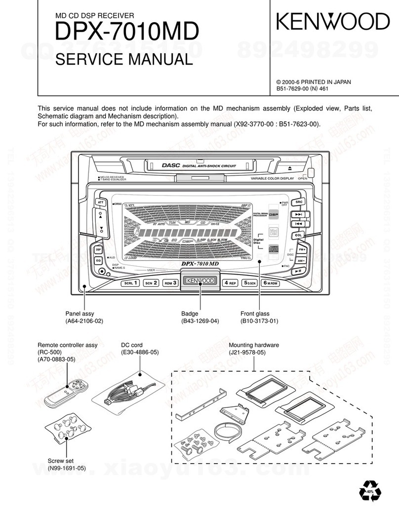 Kenwood DPX-7010MD User manual