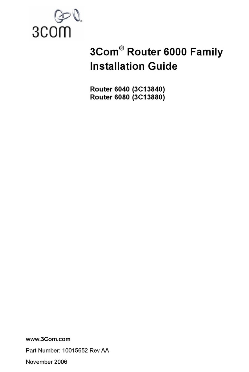 3Com Router 6040 installation guide
