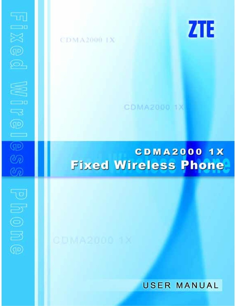 Zte WP560 User manual