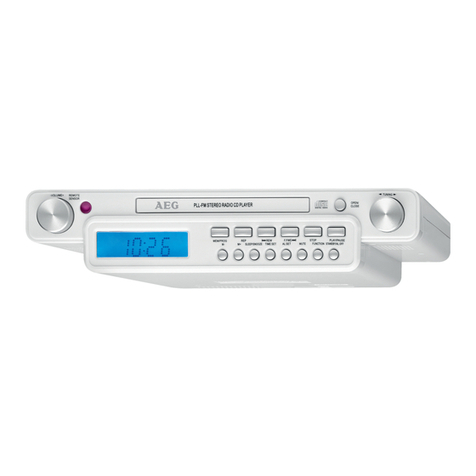 AEG KRC 4355 CD User manual