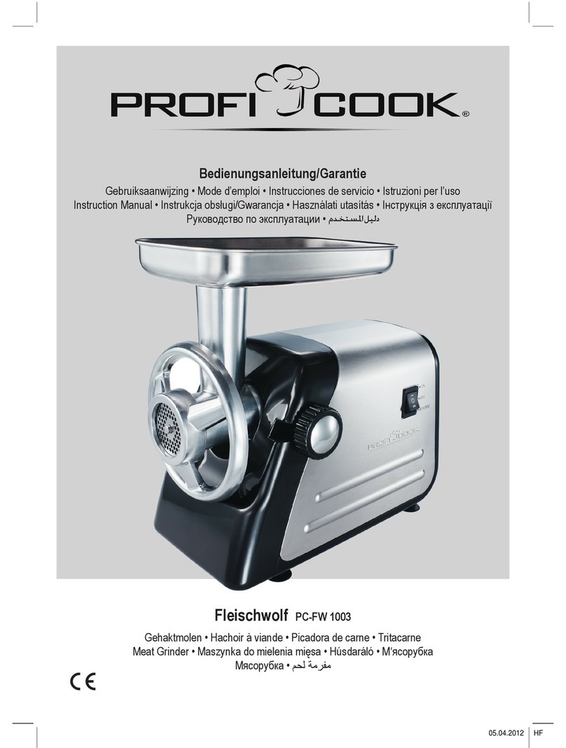 Proficook PC-FW 1003 instruction manual