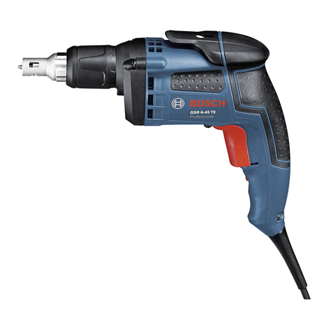 Bosch GSR 6-25 TE PROFESSIONAL User manual