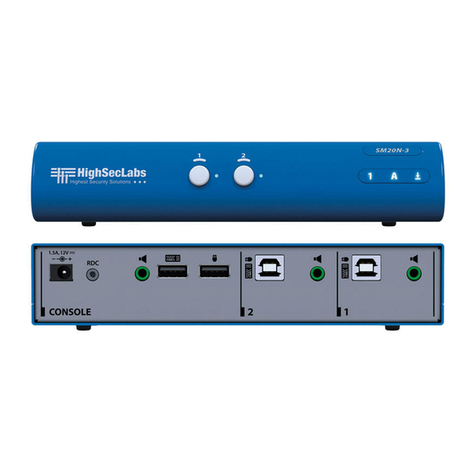 High Sec Labs SM20N-3 User manual High Sec Labs SM20N-3 User manual