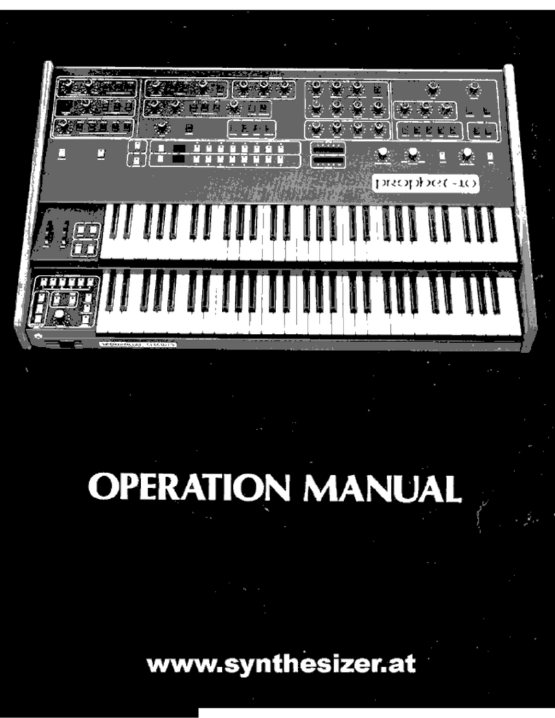 SequentialSystems prophet-10 Operation manual