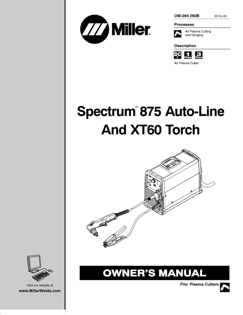 Miller Spectrum 875 Auto-Line owner's manual
