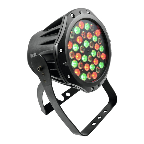 EuroLite LED IP PAR 36x1W RGB user manual