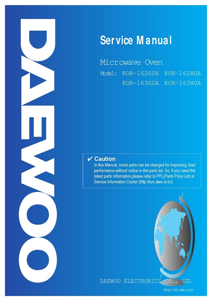 Daewoo KOR-162G0A Service manual