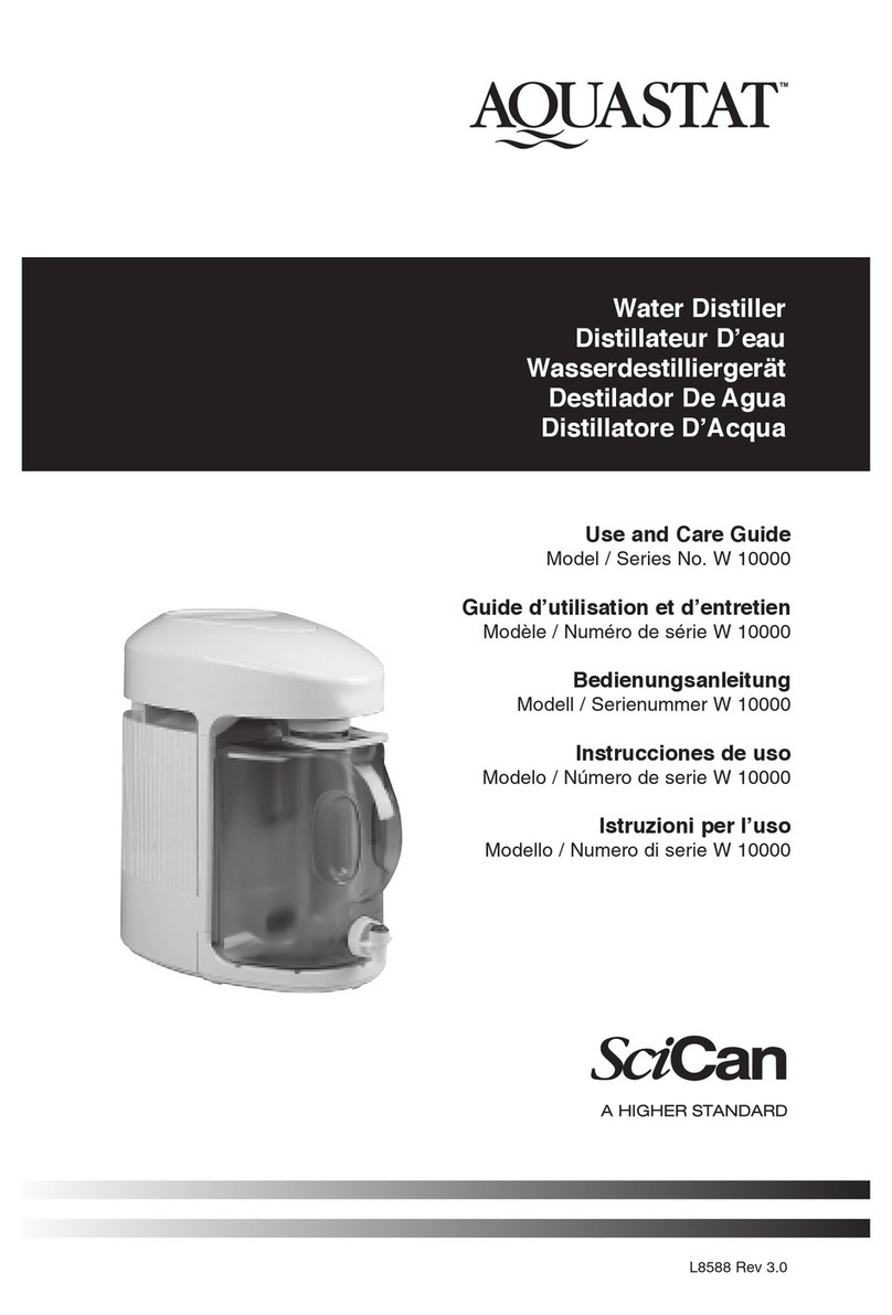 AquaStat W 10000 SciCan Use and care guide