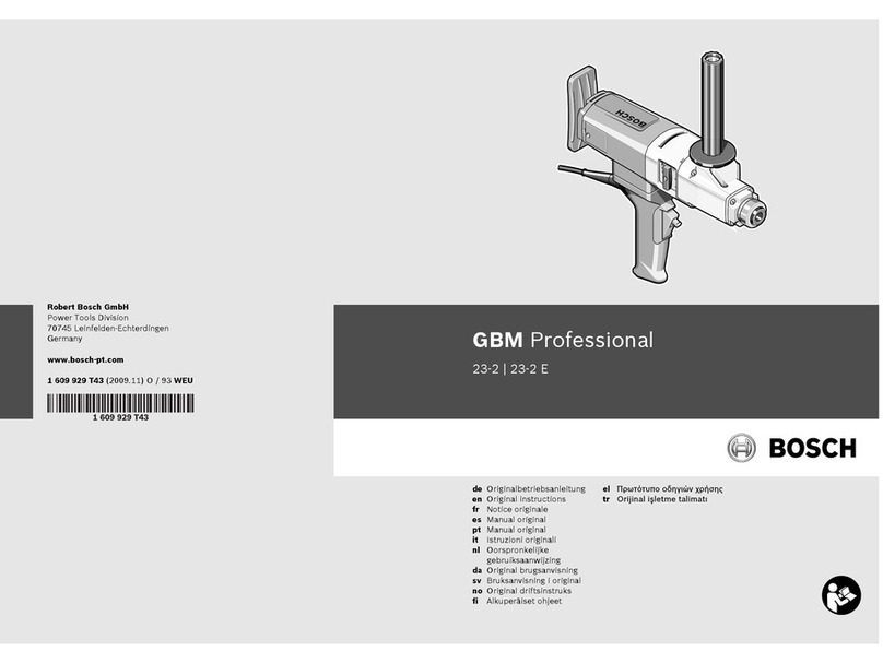 Bosch GBM 23-2 Professional Original instructions