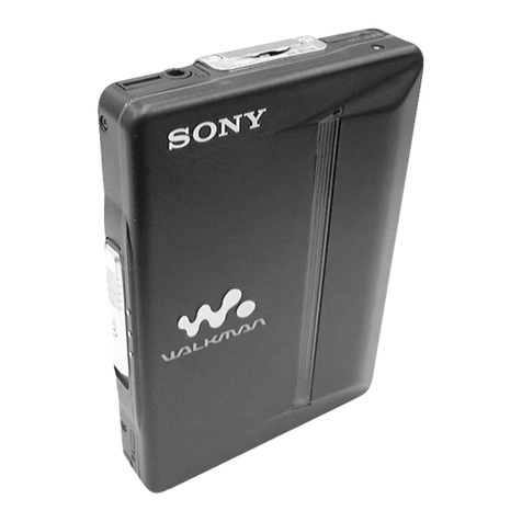 Sony Walkman WM-EX910 User manual Sony Walkman WM-EX910 User manual