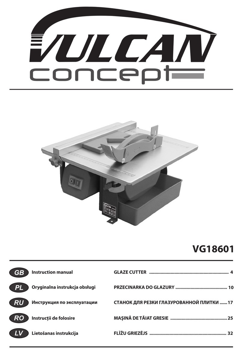 Vulcan Concept VG18601 instruction manual Vulcan Concept VG18601 instruction manual