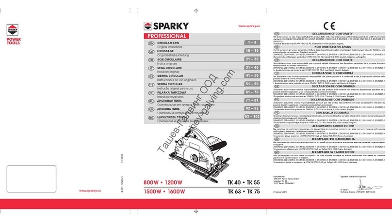 Sparky Group TK 40 Original instructions Sparky Group TK 40 Original instructions