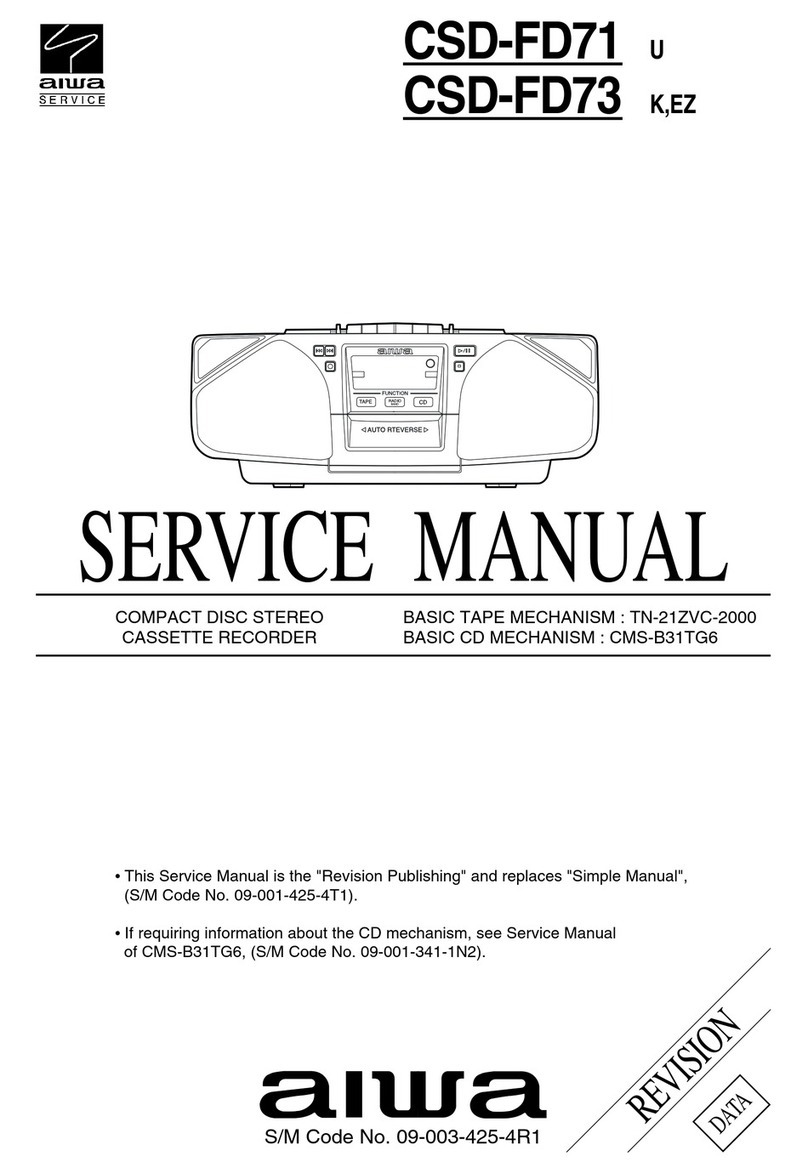 Aiwa CSD-FD71 User manual
