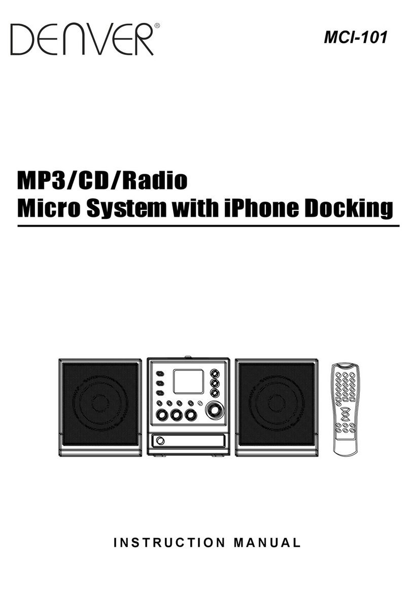Denver MCI-101 instruction manual