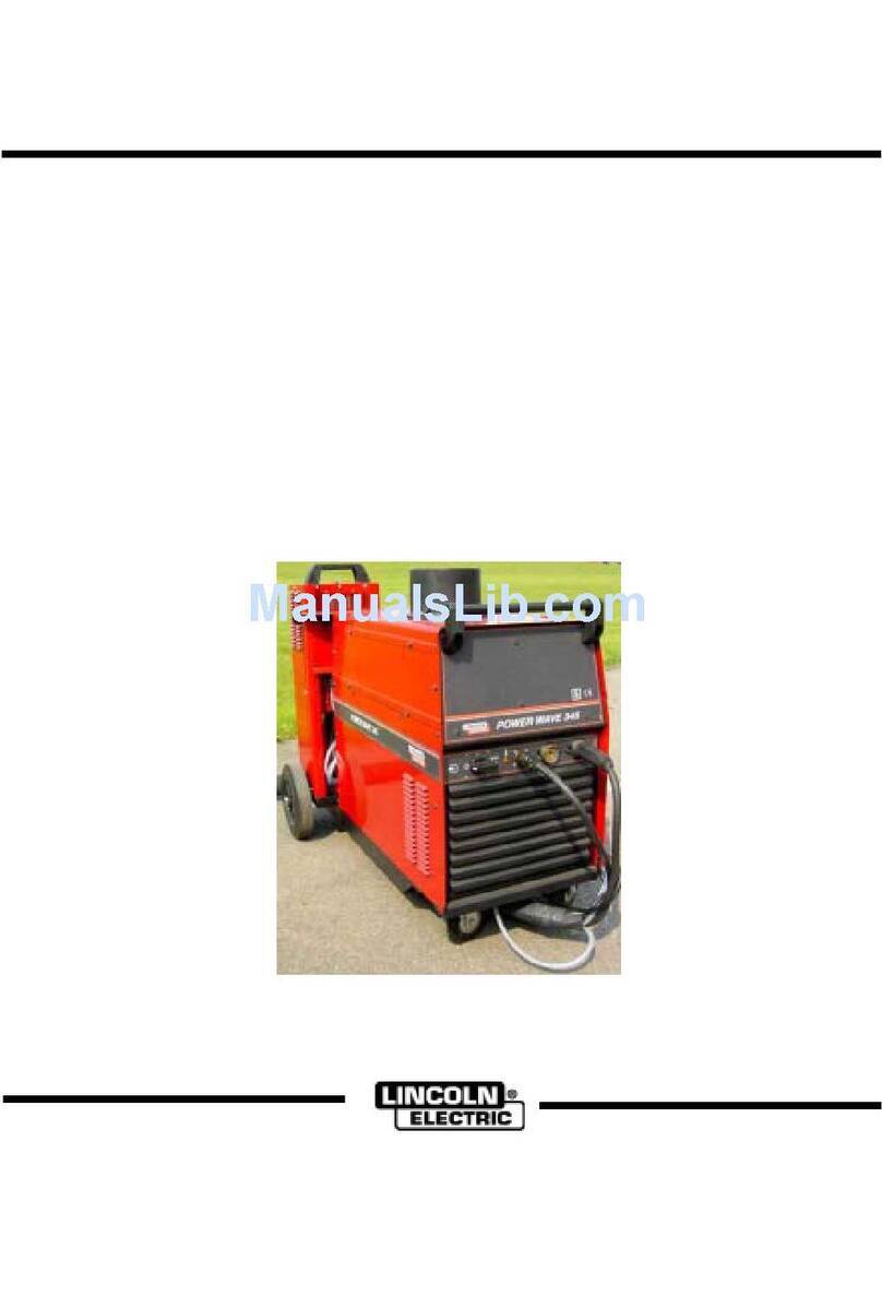 Lincoln Electric POWER WAVE 345 Operator's manual