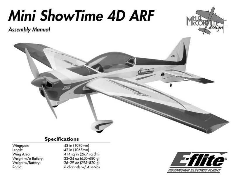 E-FLITE Mini ShowTime 4D User manual