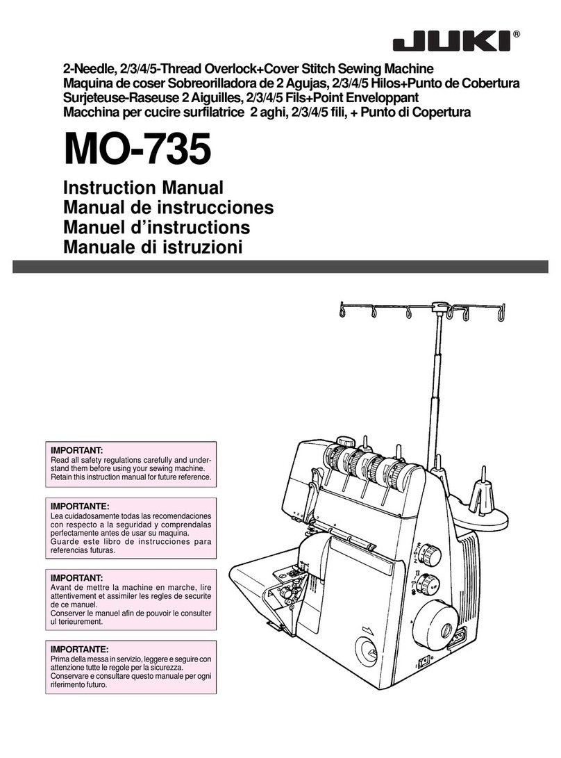 JUKI MO-735 instruction manual