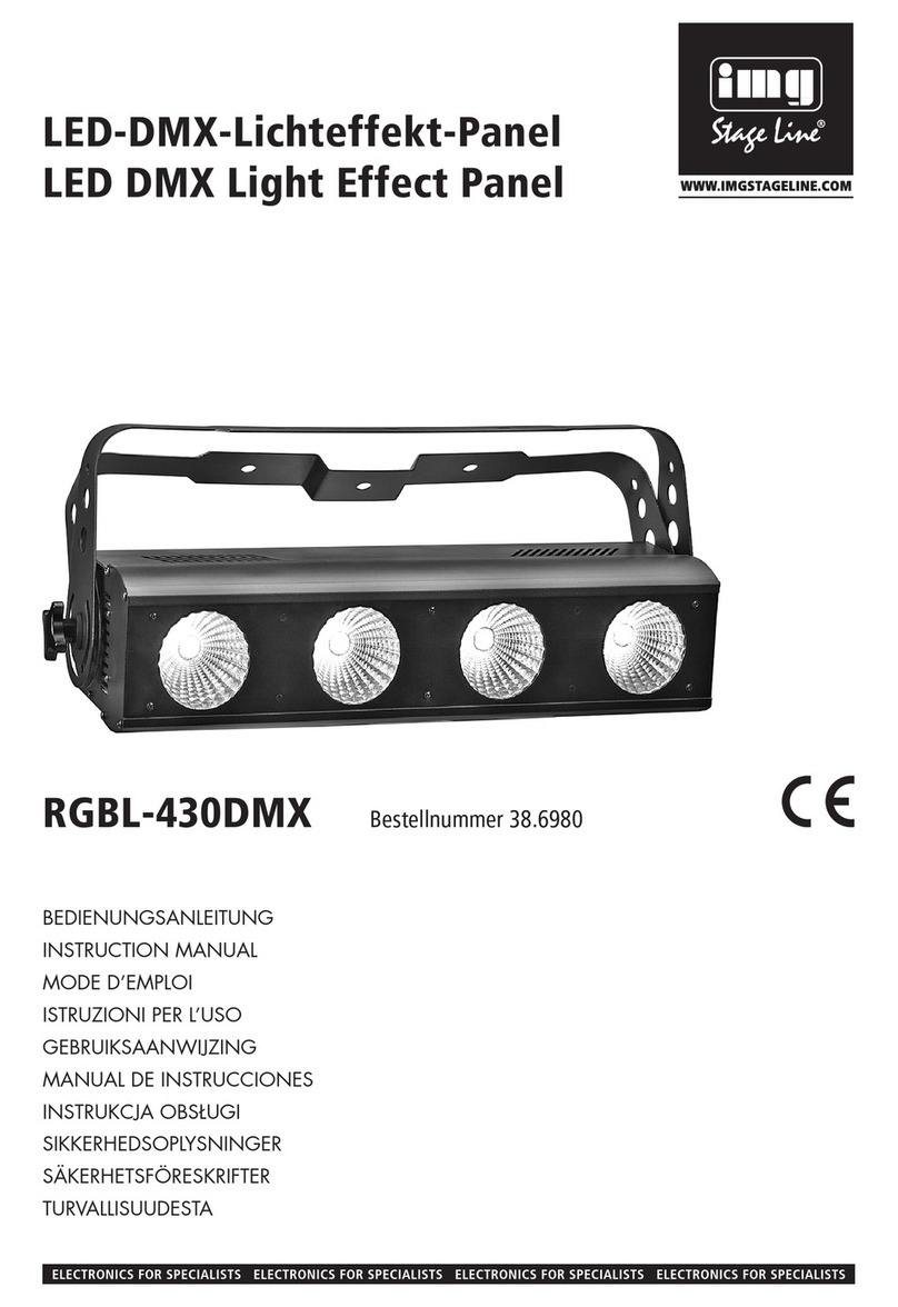 IMG STAGE LINE RGBL-430DMX User manual