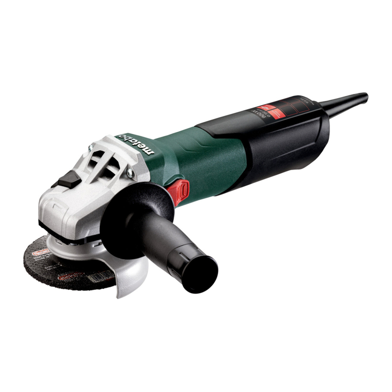 Metabo W 9-100 User manual