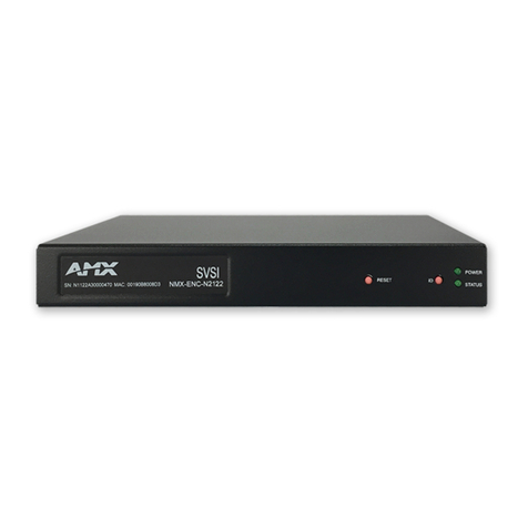 AMX NMX-ENC-N2122 User manual