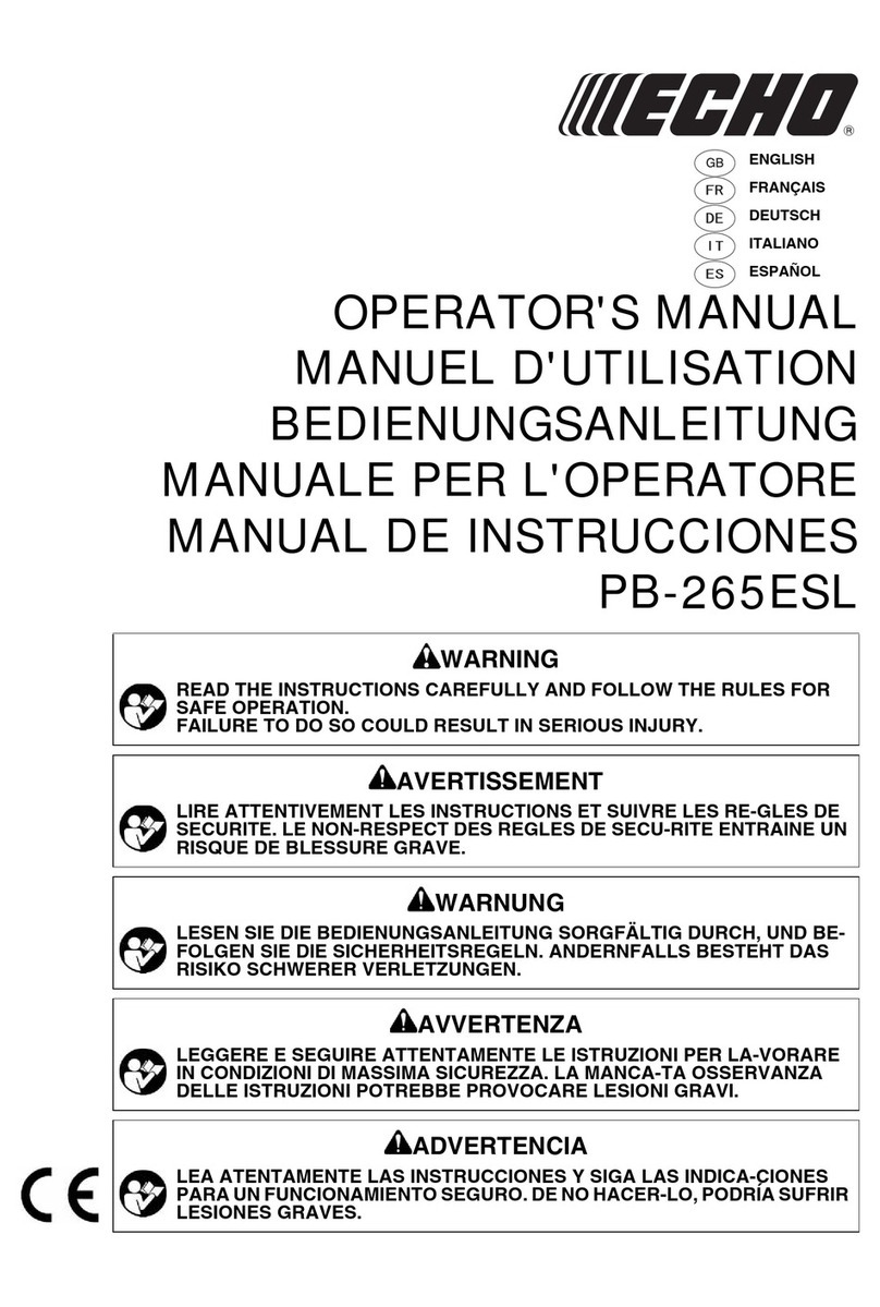 Echo PB-265ESL User manual