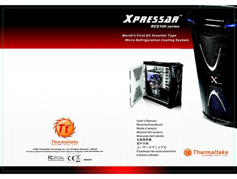 Thermaltake xpressar rcs100 series User manual Thermaltake xpressar rcs100 series User manual