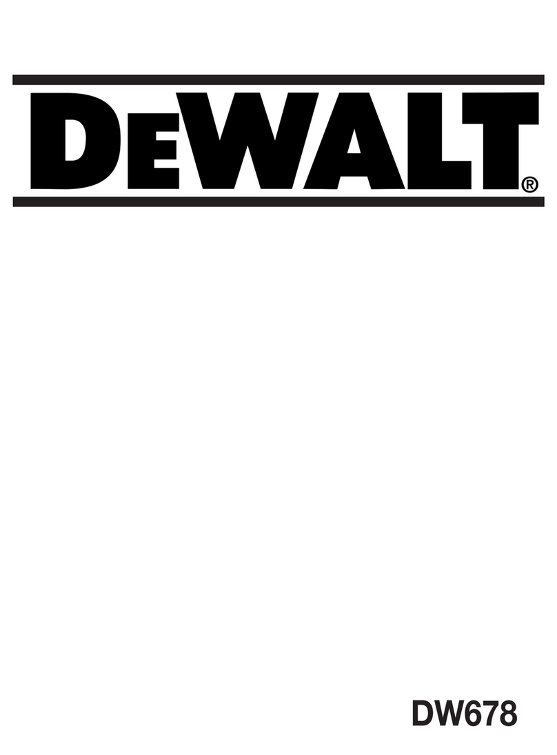 DeWalt DW678E user manual