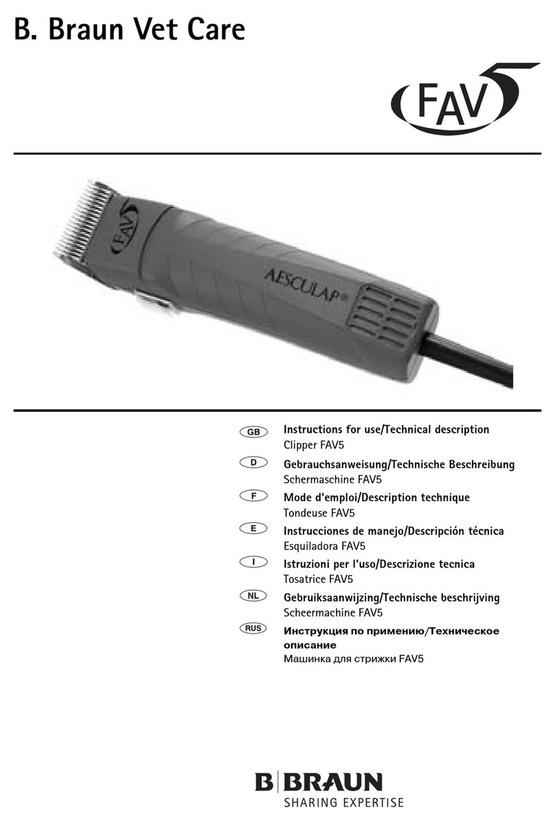 B. Braun FAV5 Instructions for use B. Braun FAV5 Instructions for use